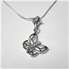 Image 1 : Silver Cz 16" Necklace (~Size )(Ring is resizable for $40) (~length inches), Suggested Retail Value 