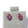 Image 1 : 10K Yellow Gold Ruby(0.6ct) Earrings (~Size )(Ring is resizable for $40) (~length inches), Made in C