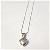 Image 2 : Silver Locket 16" 5G Necklace (~Size )(Ring is resizable for $40) (~length inches), Suggested Retail