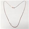 Image 1 : 18K Rose Gold 0.78G 16" Necklace (~Size )(Ring is resizable for $40) (~length 16"inches), Suggested 