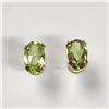 Image 1 : 10K Yellow Gold Peridot Earrings, Suggested Retail Value $200