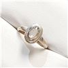Image 3 : Silver Moonstone Ring (~Size 7)(Ring is resizable for $40), Suggested Retail Value $120