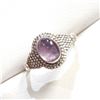 Image 2 : Silver Amethyst Ring (~Size 6.5)(Ring is resizable for $40), Suggested Retail Value $100