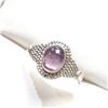 Image 3 : Silver Amethyst Ring (~Size 6.5)(Ring is resizable for $40), Suggested Retail Value $100