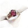 Image 2 : Silver Garnet Ring (~Size 8)(Ring is resizable for $40) (~weight 3.89g), Suggested Retail Value $140