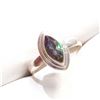 Image 2 : Silver Mystic Topaz Ring (~Size 8.5)(Ring is resizable for $40) (~weight 4.2g), Suggested Retail Val