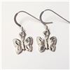 Image 1 : Silver Butterfly Earrings, Suggested Retail Value $80