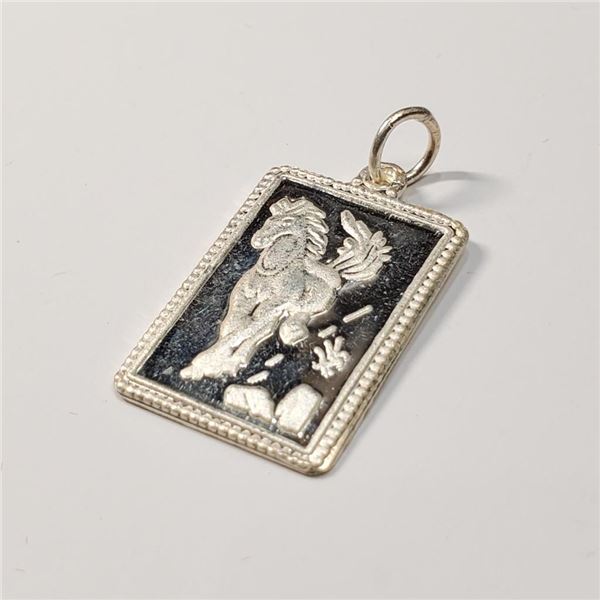 Silver Pendant (~Size 0) (~length 0 inches) (~weight 3.25g), Suggested Retail Value $100