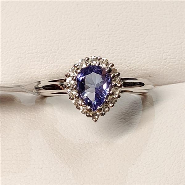 Silver Tanzanite(1.85ct) Ring (~Size 6)(Ring is resizable for $40) (~length 0 inches) (~weight 3g), 