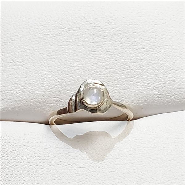 Silver Moonstone Ring (~Size 6)(Ring is resizable for $40), Suggested Retail Value $100