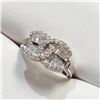 Image 3 : 0Ss Cubic Zirconia Ring (~Size 5.5)(Ring is resizable for $40) (~weight 4.57g), Suggested Retail Val