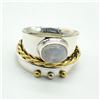 Image 1 : Silver Moonstone(2.7ct) Hand Made Mens Ring Ring (~Size 0) (~length 0 inches) (~weight 7.35g), Sugge