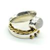 Image 2 : Silver Moonstone(2.7ct) Hand Made Mens Ring Ring (~Size 0) (~length 0 inches) (~weight 7.35g), Sugge