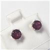Image 2 : Silver Garnet(1.5ct) Earrings, Made in Canada, Suggested Retail Value $120