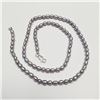 Image 1 : Silver Fresh Water Pearl Necklace (~length 16 inches), Suggested Retail Value $300