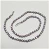 Image 2 : Silver Fresh Water Pearl Necklace (~length 16 inches), Suggested Retail Value $300