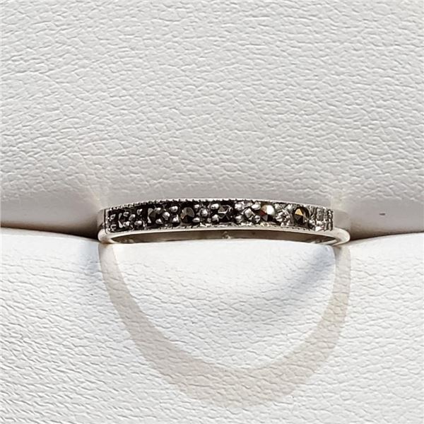 Silver Marcasite Ring (~Size 0), Suggested Retail Value $100