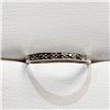 Image 1 : Silver Marcasite Ring (~Size 0), Suggested Retail Value $100