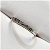 Image 3 : Silver Marcasite Ring (~Size 0), Suggested Retail Value $100