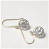 Image 1 : 10K Yellow Gold Moissanite(2.2ct) Earrings (~Size )(Ring is resizable for $40) (~length inches), App