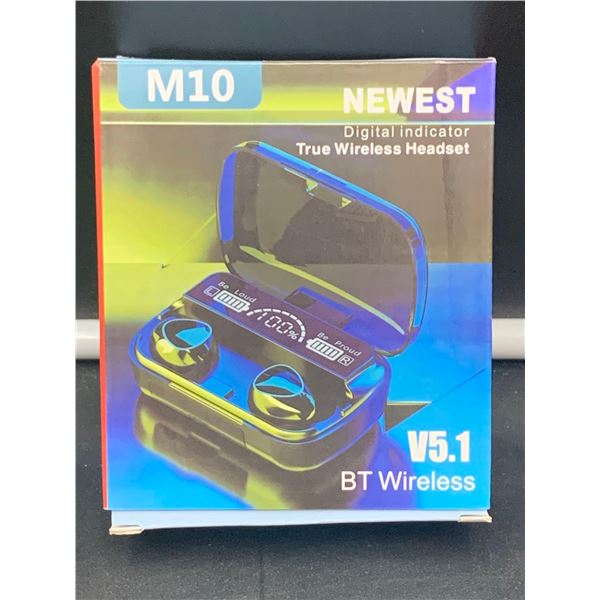NEW M10 Wireless Earbuds with charge case