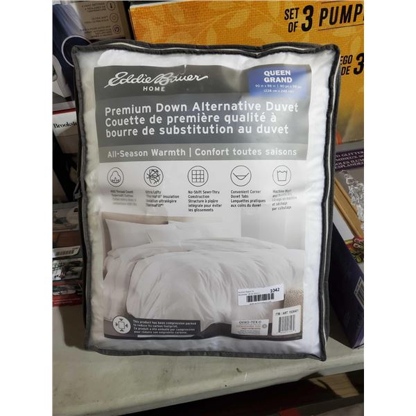 Eddie Bauer Home Premium Down Alternative Queen Size Duvet