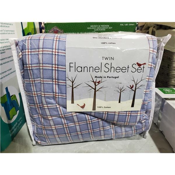 NEW Twin Flannel Sheet combo set