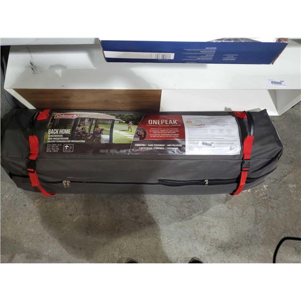 Coleman One Peak 12 x 10 back home screen house