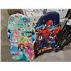 Image 1 : Lot of 2 Sleds Disney princess and spiderman