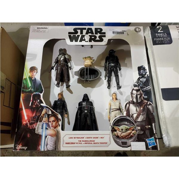 Star Wars the mandalorian figurine set