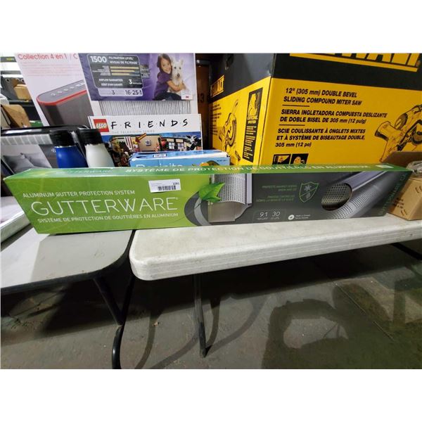 Gutterware aluminum gutter protection system 30 ft