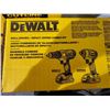 Image 2 : NEW DeWalt 20V Lithium Drill & Driver combo Set with 2 batteries and charger