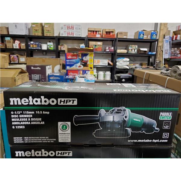 NEW Metabo HPT Disc Grinder 4-1/2" 10.5 Amp Paddle Switch