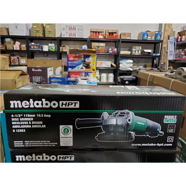 NEW Metabo HPT Disc Grinder 4-1/2" 10.5 Amp Paddle Switch