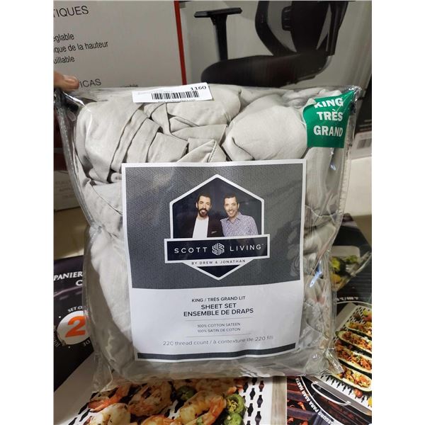 Scott Living King Size Sheet Set 220 thread count