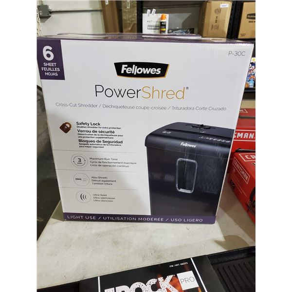 NEW Fellows PowerShred CrossCut Shredder