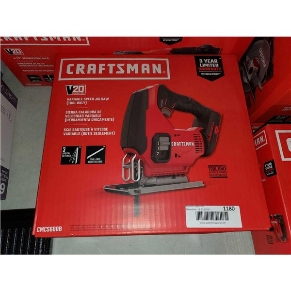 NEW Craftsman V20 Lithium Ion Variable Speed Jig Saw Tool Only