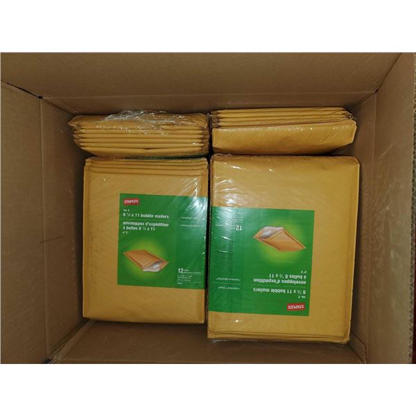 Case lot of 8 1/2 x 11 Bubble Mailers