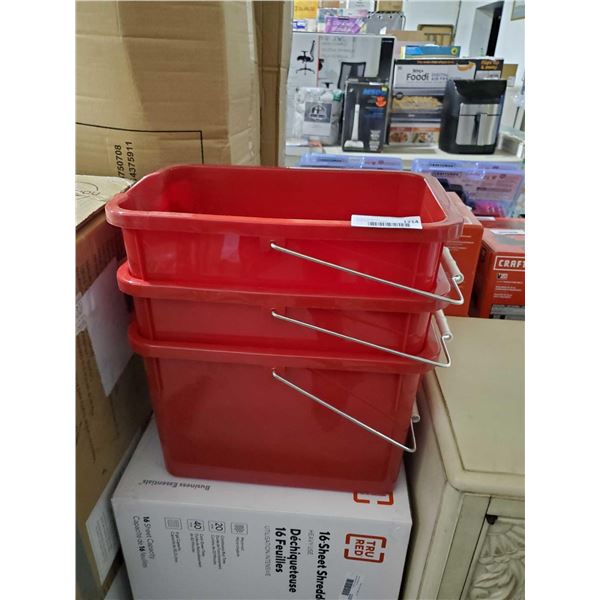 Vileda 15L Mop Buckets lot of 3