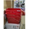 Image 1 : Vileda 15L Mop Buckets lot of 3