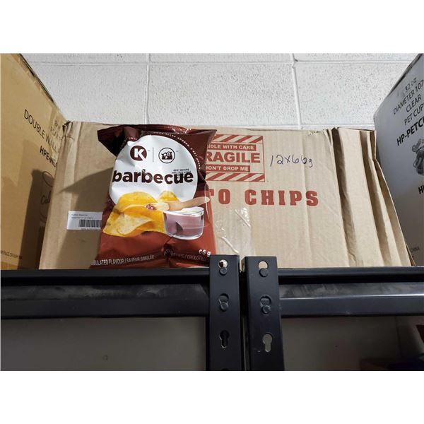 Circle K BBQ Chips case lot of 12 c 66g