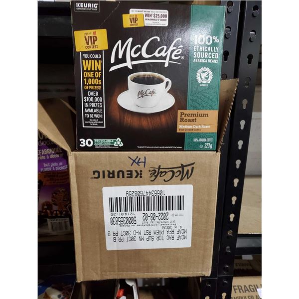 McCafe Premium Roast Keurig Pods Case lot of 30
