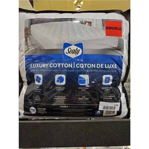 Sealy Premium cotton double quilted mattress cover