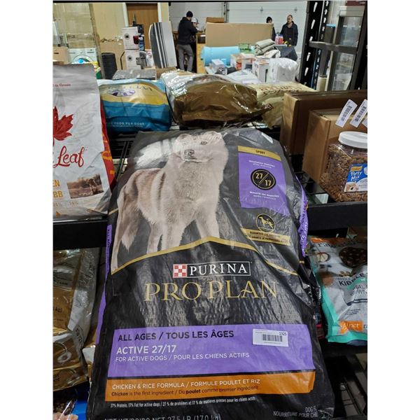Purina Proplan all ages active dogs chicken & rice 27lbs