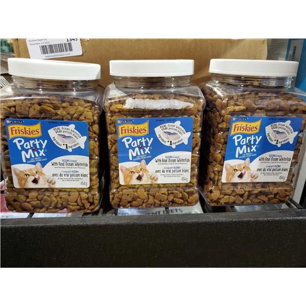 Friskies Party Mix Cat Treats Lot of 3 x454g