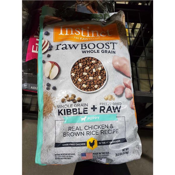 Instinct Raw Boost real chicken kibble 20lbs bag