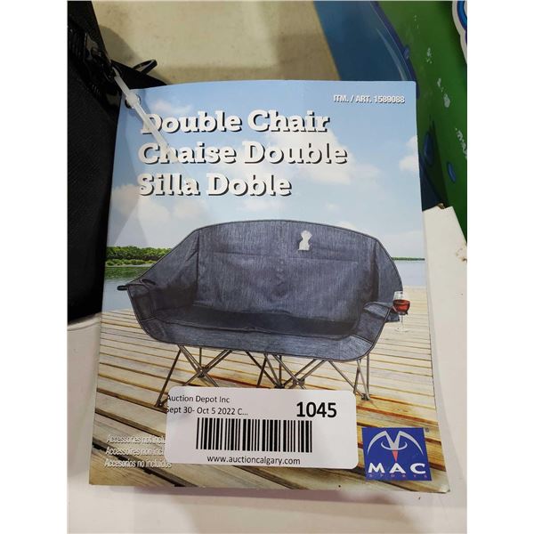 MAC SPORTS DOUBLE CHAIR WITH TRAVEL BAG