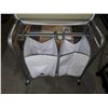 Image 2 : Rolling Laundry hamper/ironing station