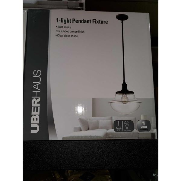 Uberhaus 1 Light Pendant Fixture
