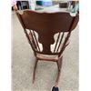 Image 6 : ANTIQUE SPINDLE ROCKING CHAIR WITH UPHOLSTERY